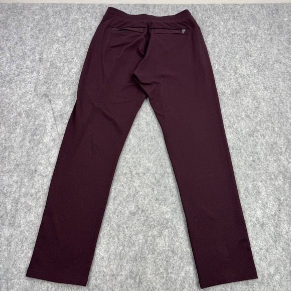 Public Rec Pants Mens 30‎ Daymaker Lounge Sweatpant Drawstring Pockets Burgundy - Picture 7 of 13